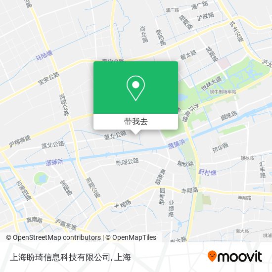 上海盼琦信息科技有限公司地图