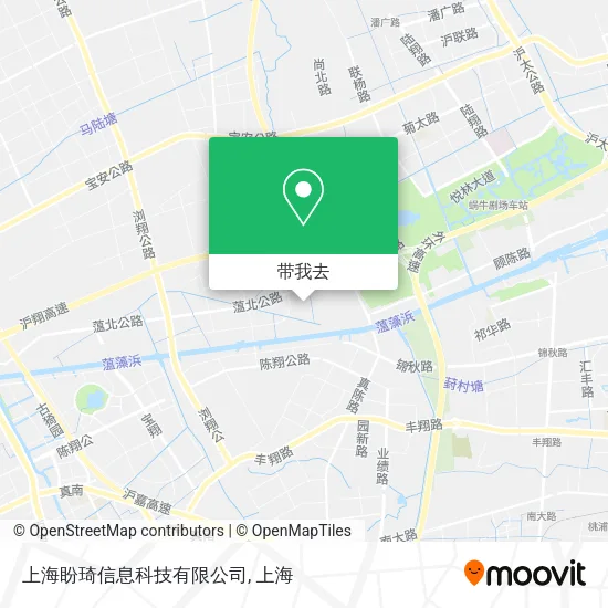 上海盼琦信息科技有限公司地图