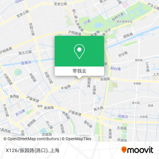 X126/振园路(路口)地图