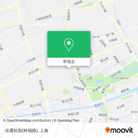 佳通轮胎(科福路)地图