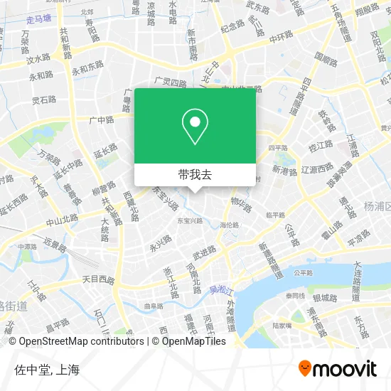 佐中堂地图
