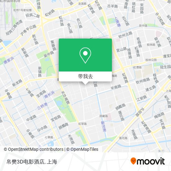 帛樊3D电影酒店地图