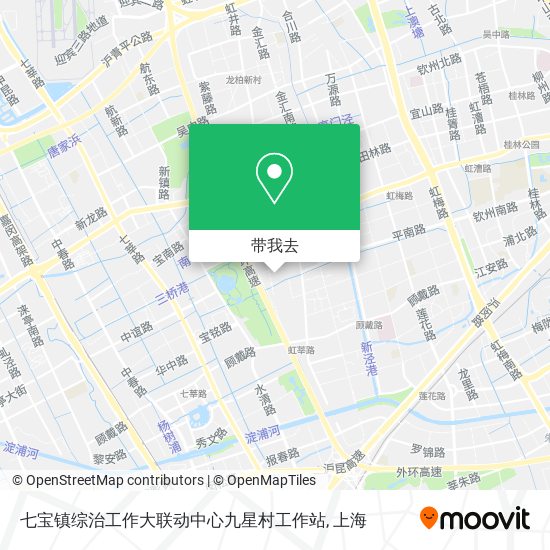 七宝镇综治工作大联动中心九星村工作站地图