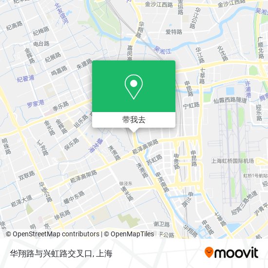 华翔路与兴虹路交叉口地图