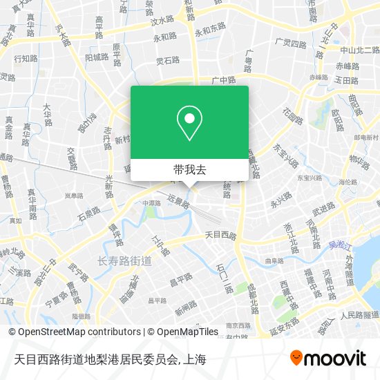 天目西路街道地梨港居民委员会地图