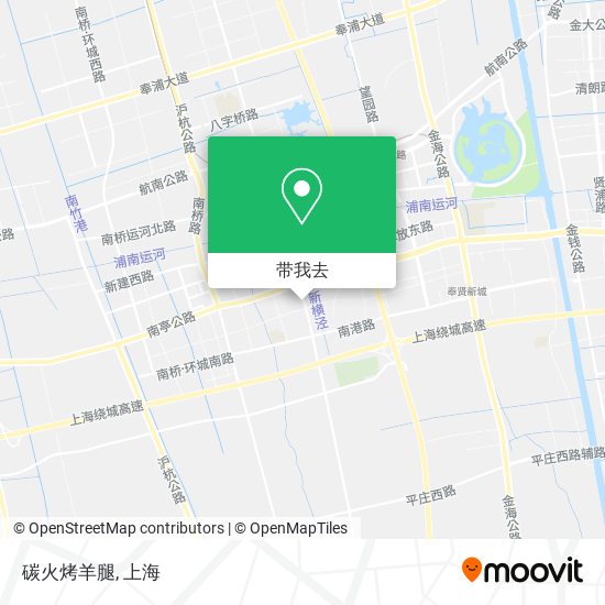 碳火烤羊腿地图