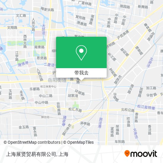 上海展贤贸易有限公司地图