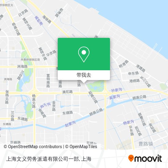 上海文义劳务派遣有限公司一部地图