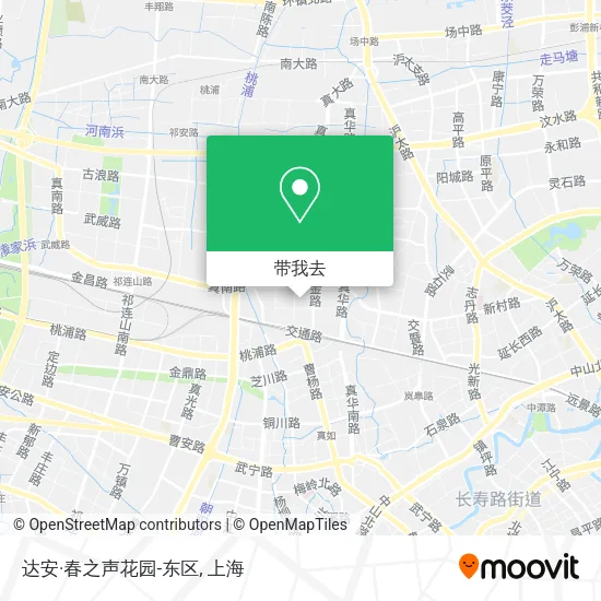 达安·春之声花园-东区地图
