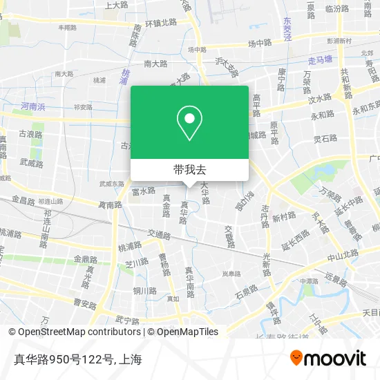 真华路950号122号地图