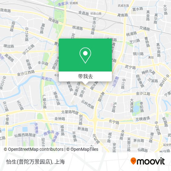 怡生(普陀万景园店)地图