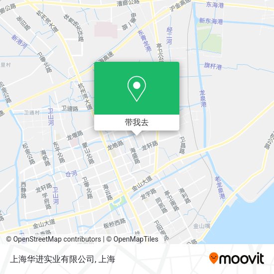上海华进实业有限公司地图