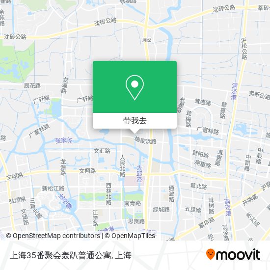 上海35番聚会轰趴普通公寓地图