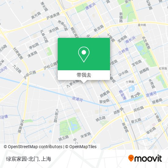 绿宸家园-北门地图