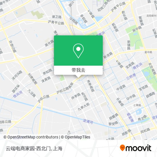 云端电商家园-西北门地图