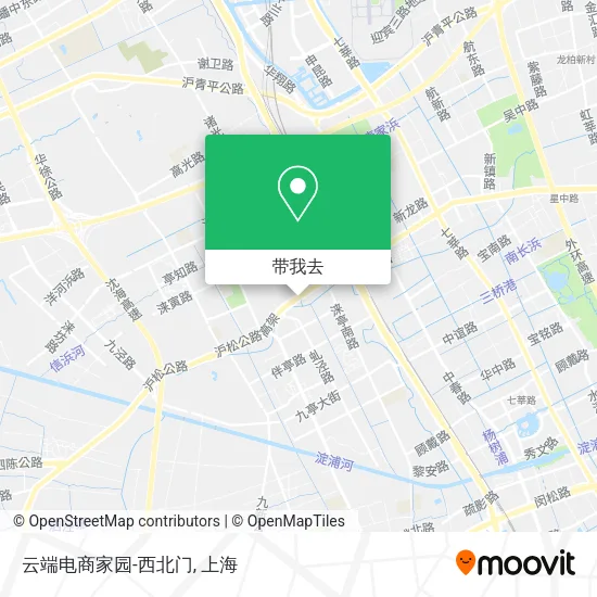 云端电商家园-西北门地图