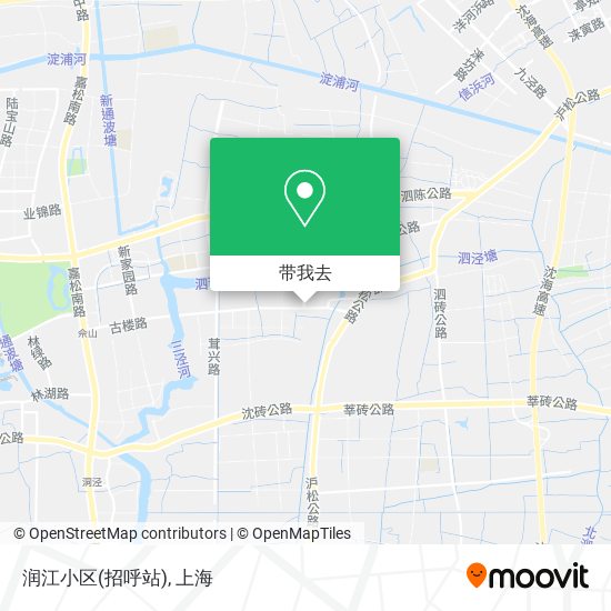 润江小区(招呼站)地图