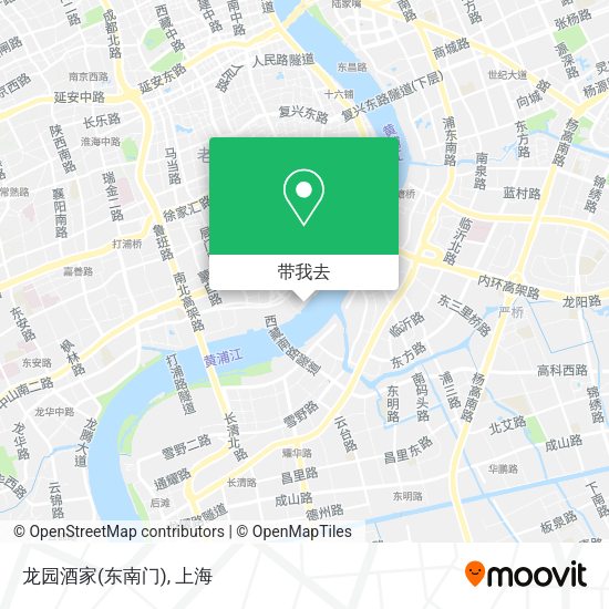 龙园酒家(东南门)地图