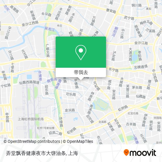 弄堂飘香健康夜市大饼油条地图
