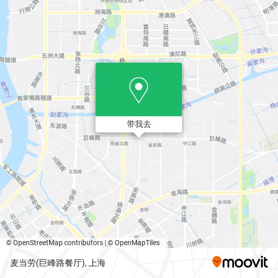 麦当劳(巨峰路餐厅)地图