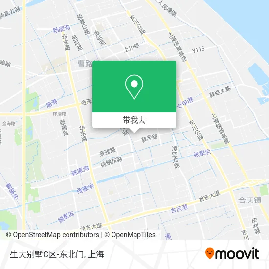 生大别墅C区-东北门地图