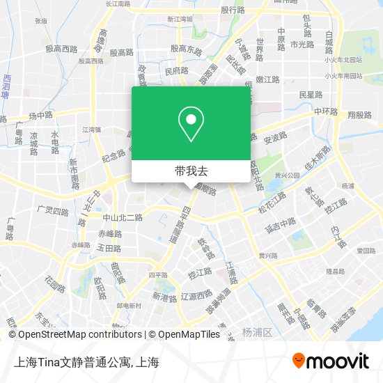上海Tina文静普通公寓地图