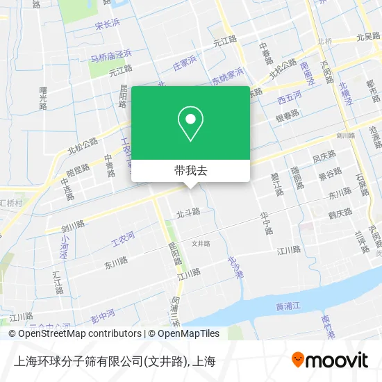 上海环球分子筛有限公司(文井路)地图