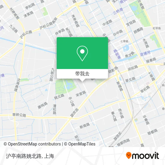 沪亭南路姚北路地图