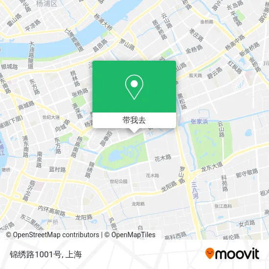 锦绣路1001号地图