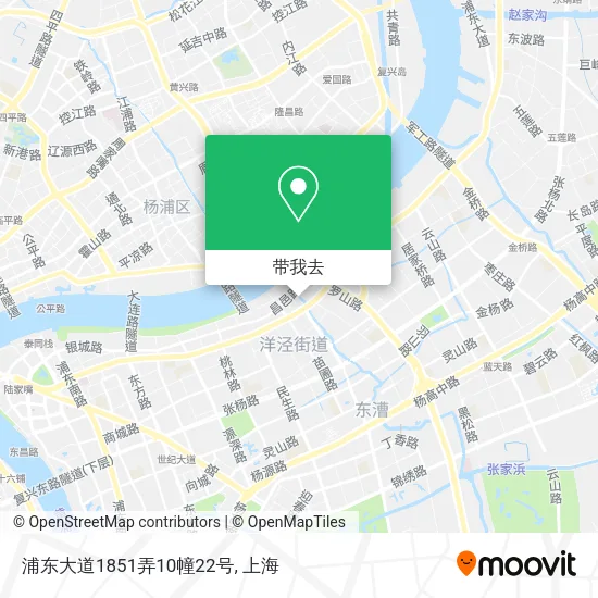 浦东大道1851弄10幢22号地图