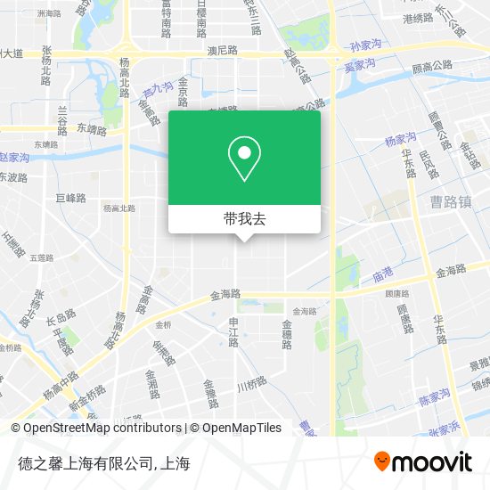 德之馨上海有限公司地图
