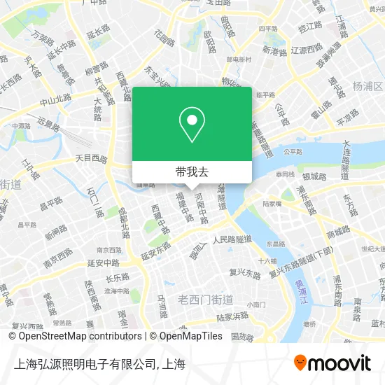上海弘源照明电子有限公司地图