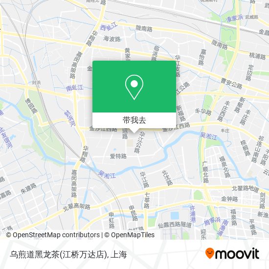 乌煎道黑龙茶(江桥万达店)地图