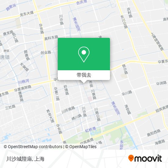 川沙城隍庙地图