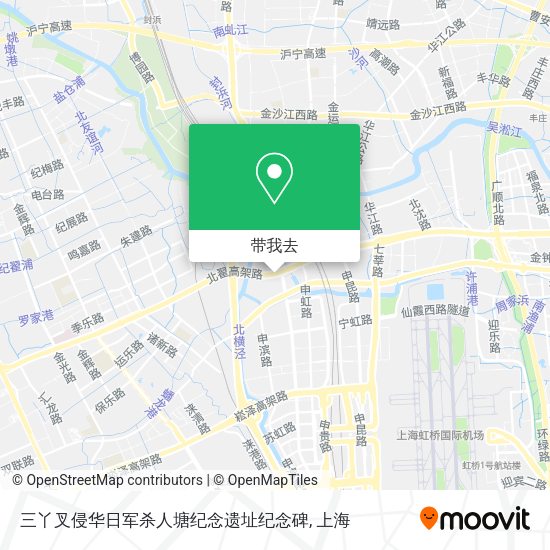 三丫叉侵华日军杀人塘纪念遗址纪念碑地图