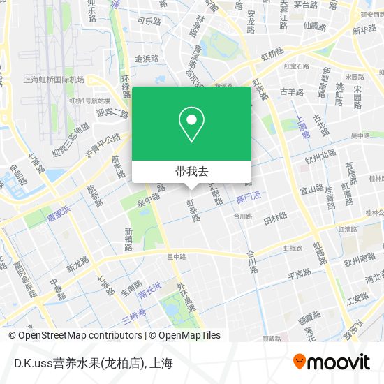 D.K.uss营养水果(龙柏店)地图