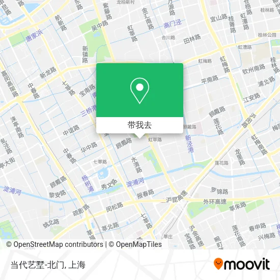 当代艺墅-北门地图