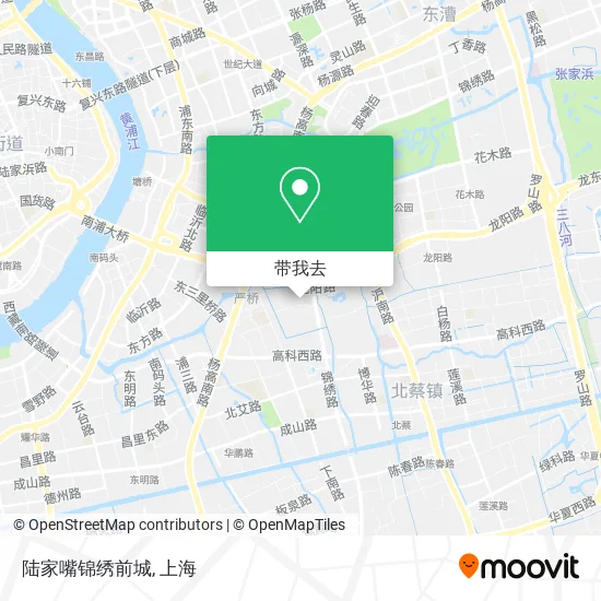 陆家嘴锦绣前城地图