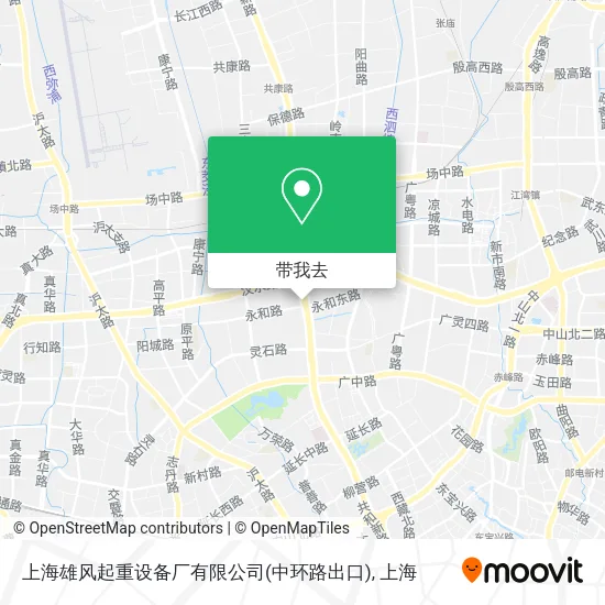 上海雄风起重设备厂有限公司(中环路出口)地图