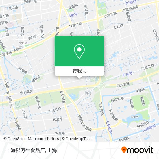 上海邵万生食品厂地图