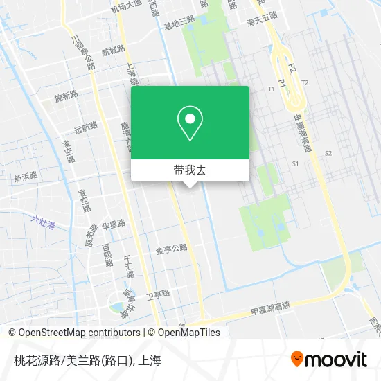 桃花源路/美兰路(路口)地图