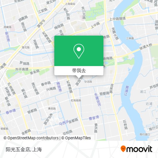 阳光五金店地图