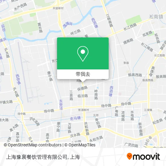 上海豫襄餐饮管理有限公司地图