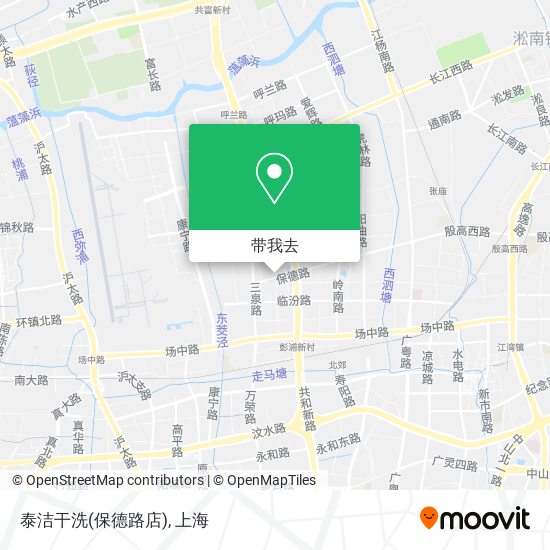 泰洁干洗(保德路店)地图