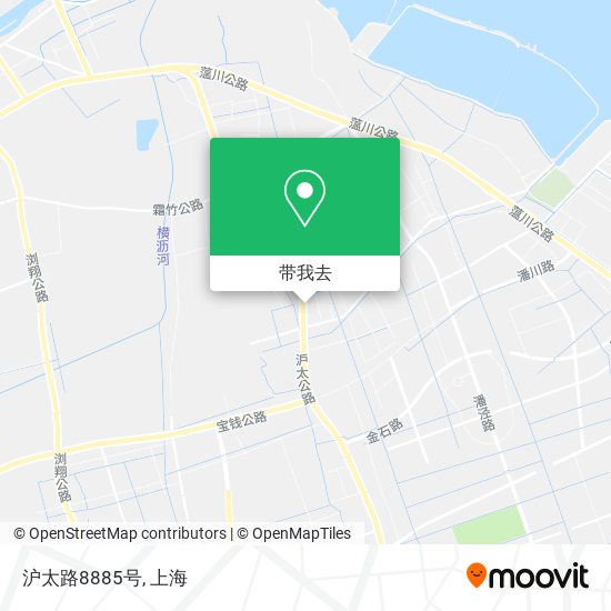 沪太路8885号地图