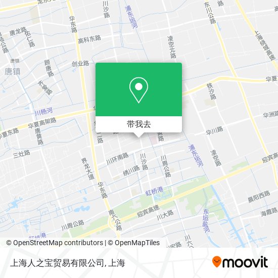 上海人之宝贸易有限公司地图