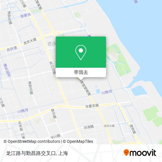 龙江路与勤昌路交叉口地图