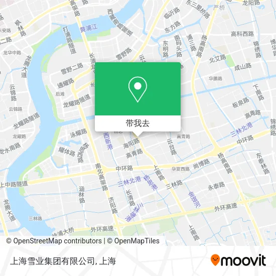 上海雪业集团有限公司地图