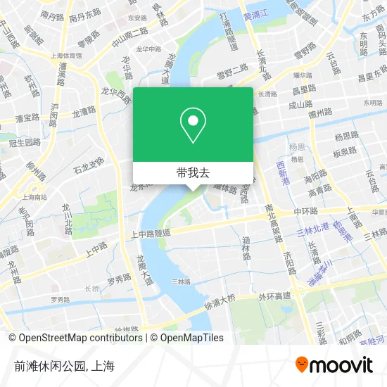 前滩休闲公园地图