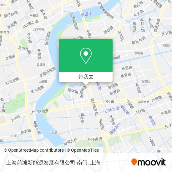 上海前滩新能源发展有限公司-南门地图